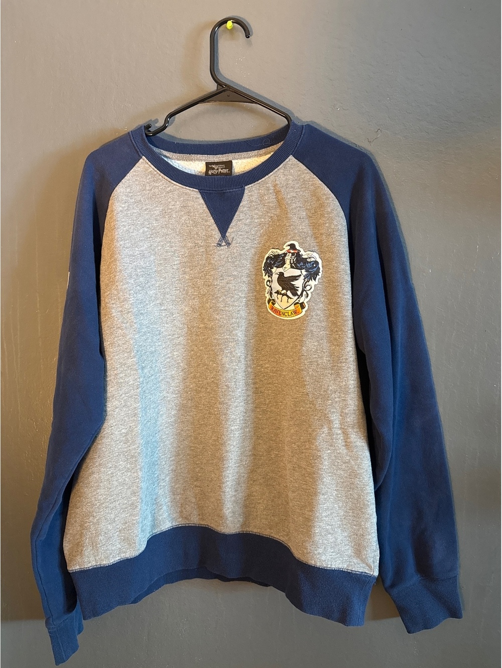 Ravenclaw Harry Potter Sweatshirt with Crest and Sleeve Logo